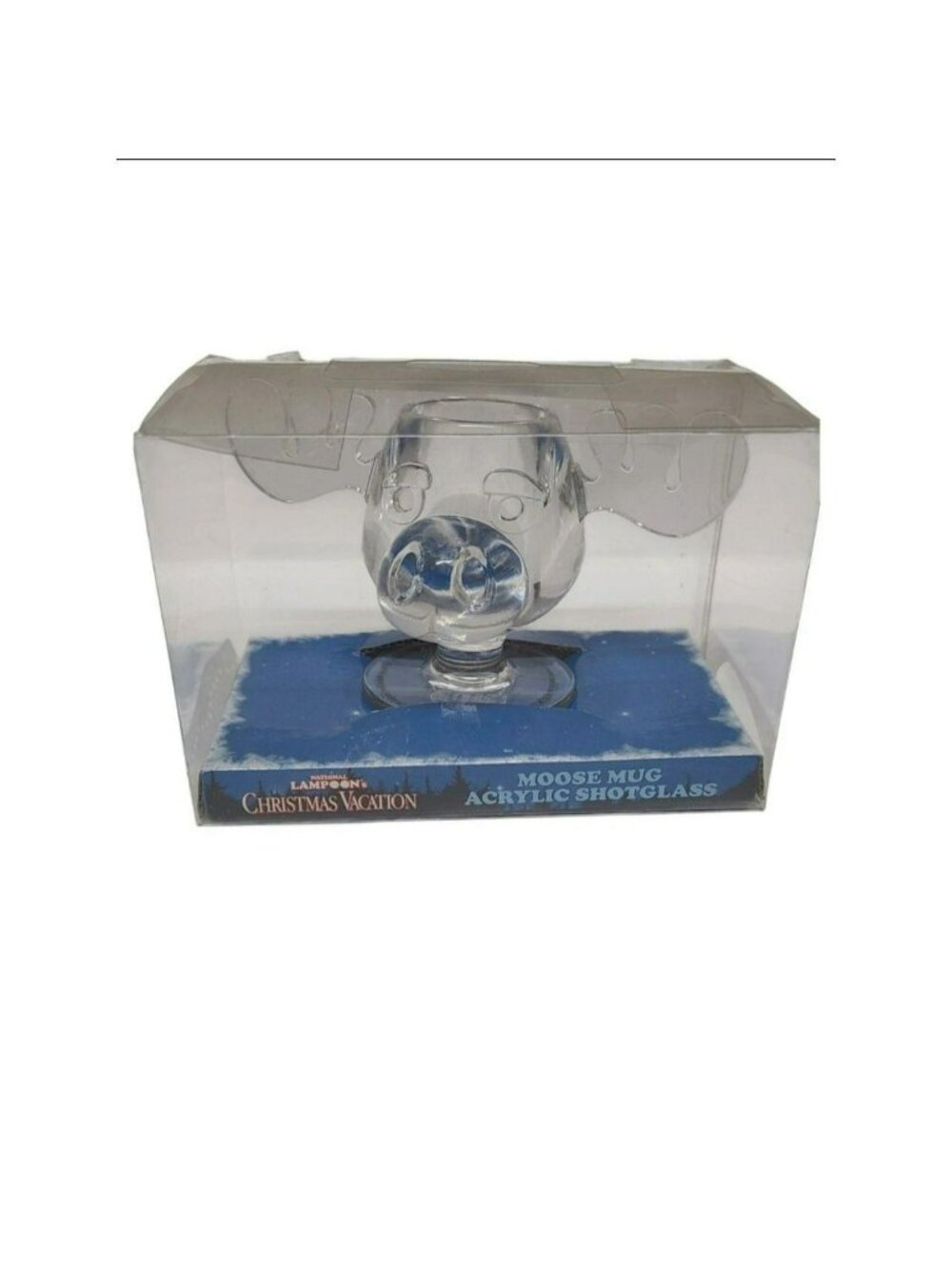 Christmas Vacation Moose Mug Acrylic Shot Glass NIB National Lampoon's Marty NEW